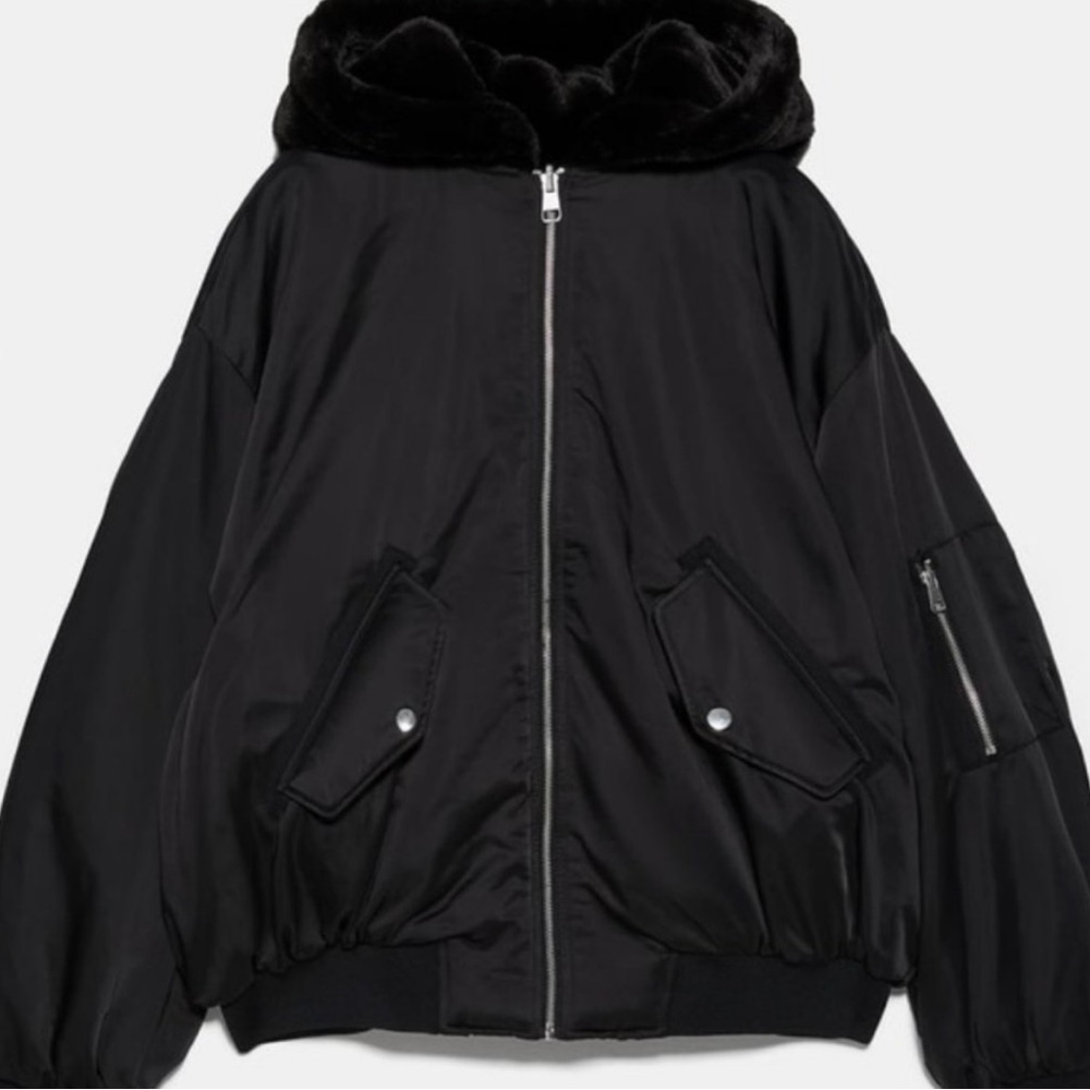 Black Adika Bomber Jacket